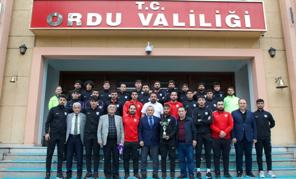 Şampiyon Orduspor’dan, Vali Sonel’e Teşekkür Ziyareti