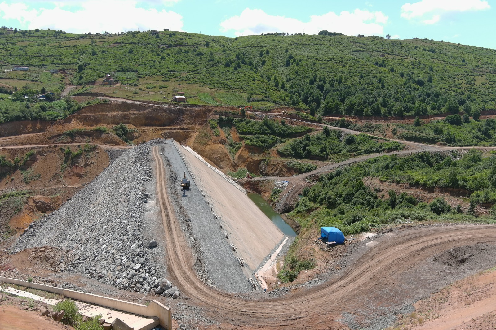 KORGAN İÇME SUYU BARAJI İNŞAATI TAMAMLANIYOR